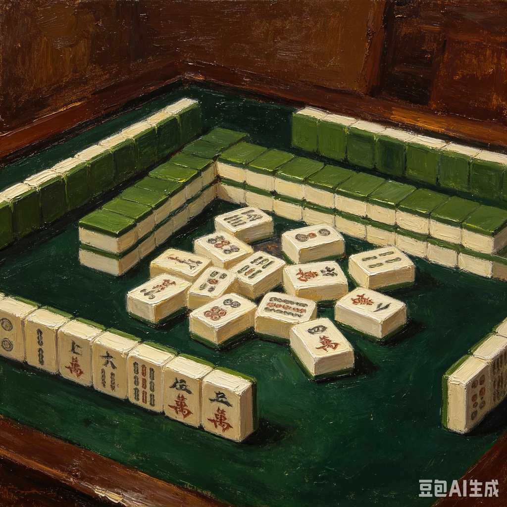transparent acrylic mahjong set