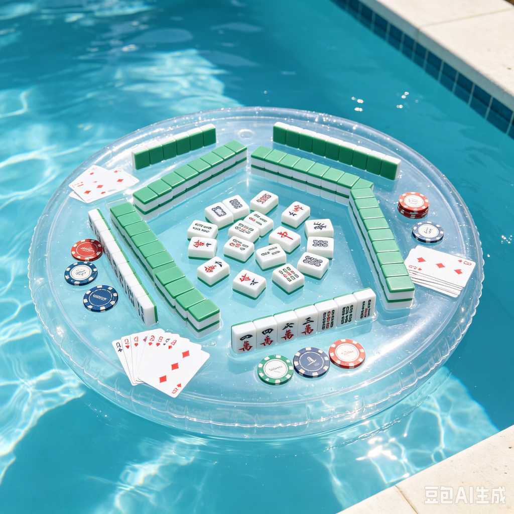 clear transparent mahjong tiles